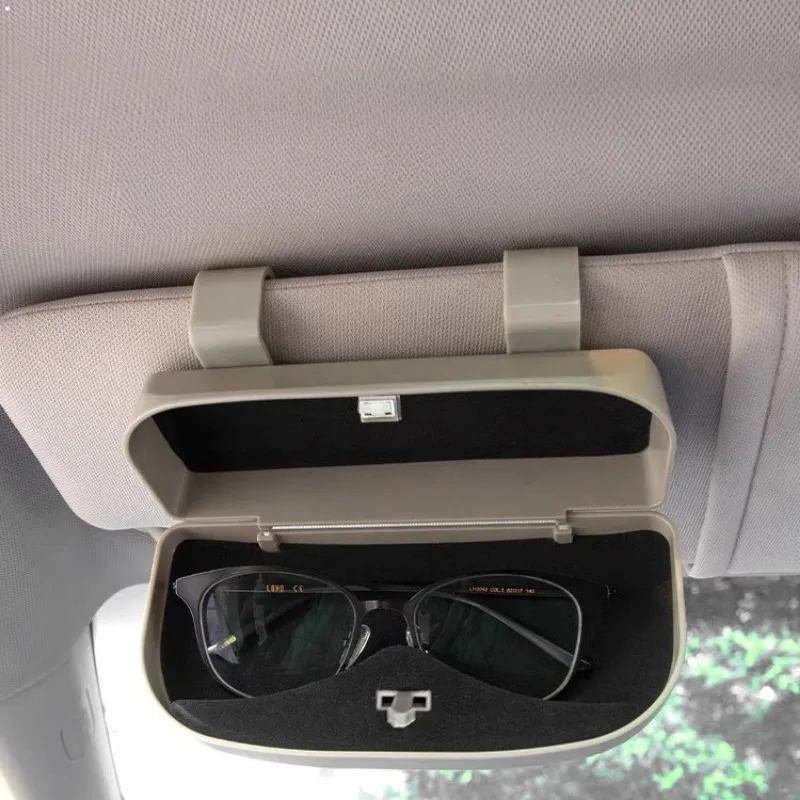 Przenośny pojemnik na okulary samochodowe, uchwyt na okulary przeciwsłoneczne do samochodu, etui na okulary do… Przenośny pojemnik na okulary samochodowe, uchwyt na okulary przeciwsłoneczne do samochodu, etui na okulary do…