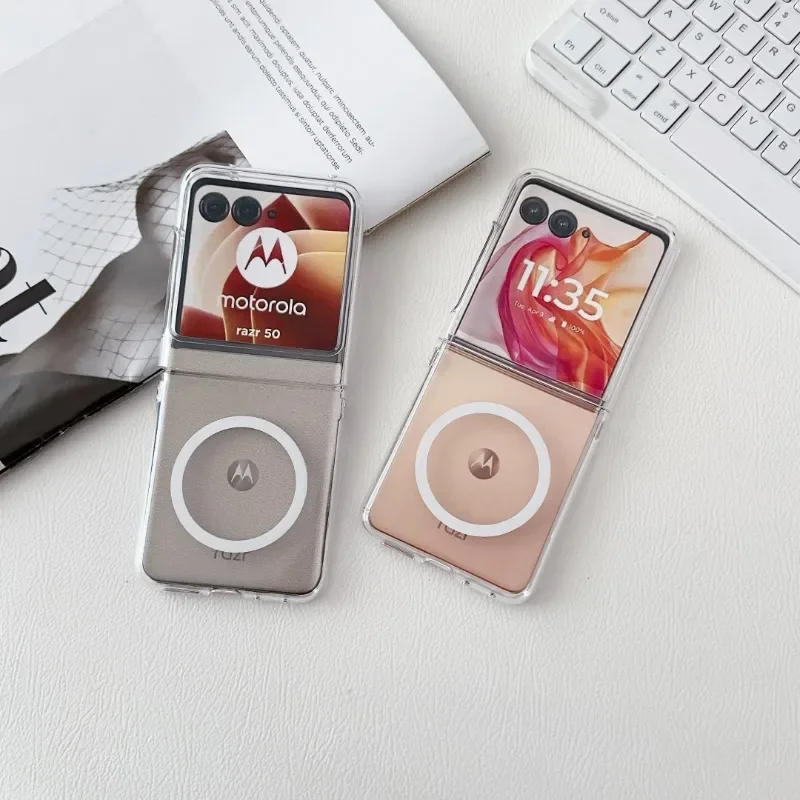 Przezroczyste magnetyczne etui na telefon Motorola Razr 60 Pro 50 Ultra Mooto Razr 60 50 Bezprzewodowe… Przezroczyste magnetyczne etui na telefon Motorola Razr 60 Pro 50 Ultra Mooto Razr 60 50 Bezprzewodowe…