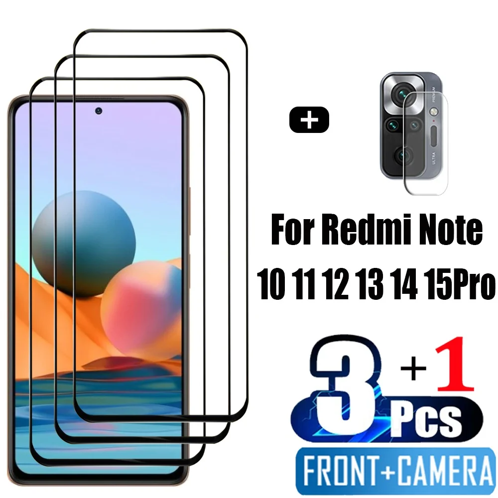 przód szkło hartowane dla Xiaomi Redmi Note 15 14 10 11 12 13 Pro 5G ekrany ochronne Redmi 12S 11S 10S Film…