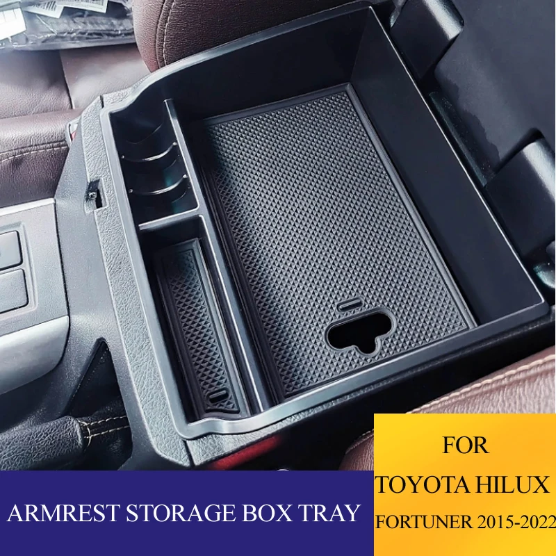 Pudełko do przechowywania w podłokietniku samochodowym do Toyota Fortuner Hilux 2015 – 2022 Uchwyt na konsolę… Pudełko do przechowywania w podłokietniku samochodowym do Toyota Fortuner Hilux 2015 – 2022 Uchwyt na konsolę…