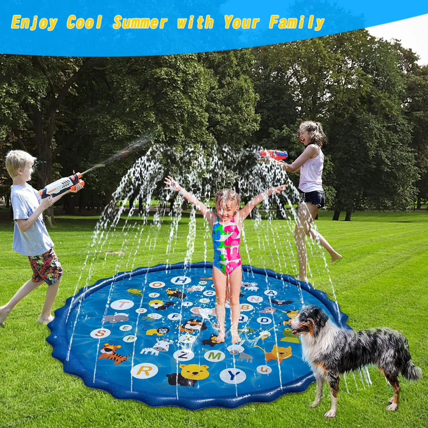 PVC100/170CM Koronkowa mata zraszająca z literami dla dzieci trawnik na świeżym powietrzu gry plażowe mata… PVC100/170CM Koronkowa mata zraszająca z literami dla dzieci trawnik na świeżym powietrzu gry plażowe mata…