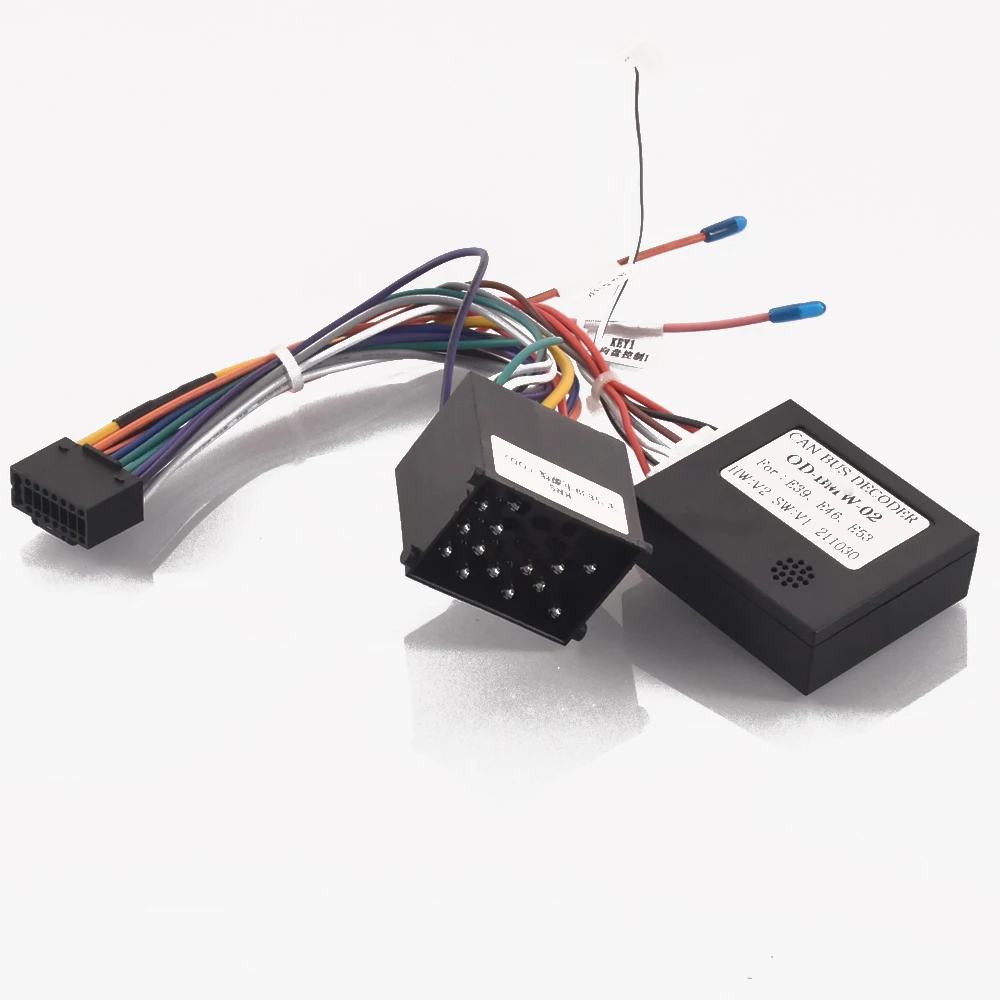 Radio samochodowe Stereo Wiązka przewodów Adapter Android 16pin Dla BMW E46 serii 3 E39 serii 5 E53 X5 Radio samochodowe Stereo Wiązka przewodów Adapter Android 16pin Dla BMW E46 serii 3 E39 serii 5 E53 X5