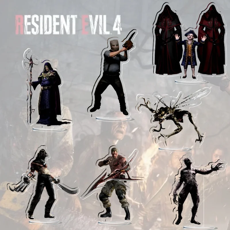 Re4 Resident Evil 4 Reset Postać Złoczyńcy Akrylowy Stojak Model Płytka Dekoracyjna Oryginalna Figurka na… Re4 Resident Evil 4 Reset Postać Złoczyńcy Akrylowy Stojak Model Płytka Dekoracyjna Oryginalna Figurka na…