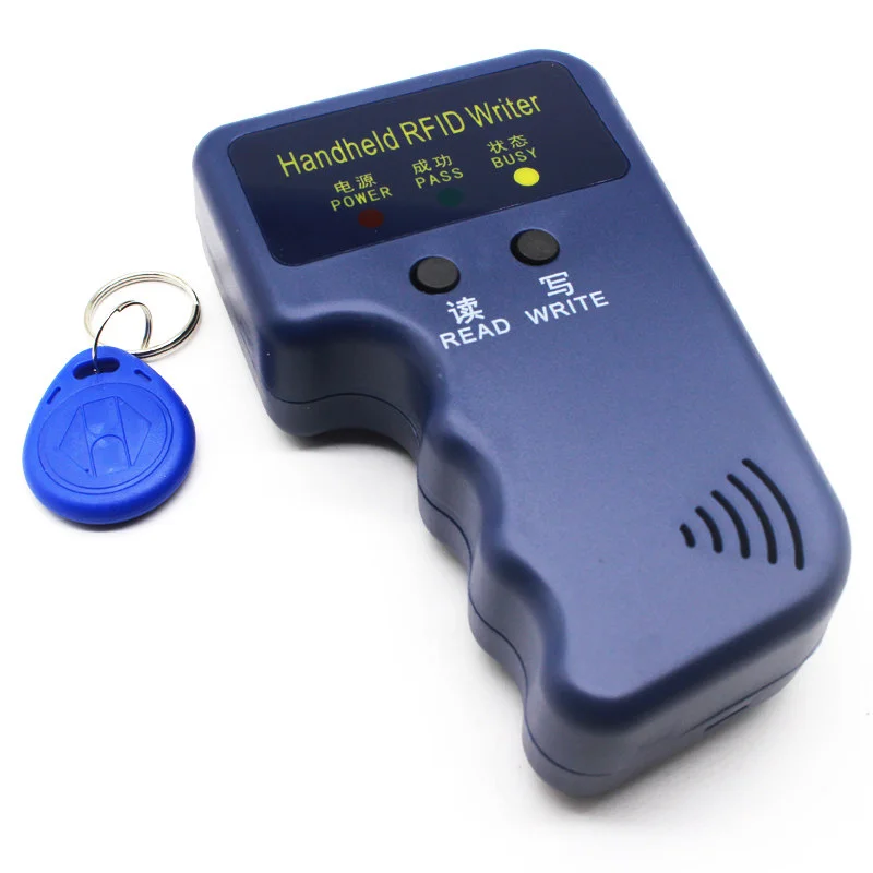 Ręczny czytnik 125KHz EM4100 TK4100 RFID Copier Writer Duplicator Programmer Reader + 5szt EM4305 T5577…