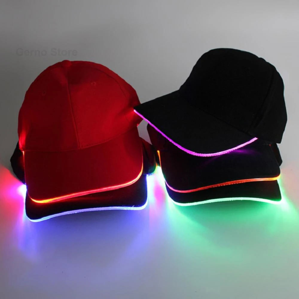 Regulowana modna migająca czapka z daszkiem Regulowana czapka z daszkiem z oświetleniem LED Hip-Hop Luminous… Regulowana modna migająca czapka z daszkiem Regulowana czapka z daszkiem z oświetleniem LED Hip-Hop Luminous…