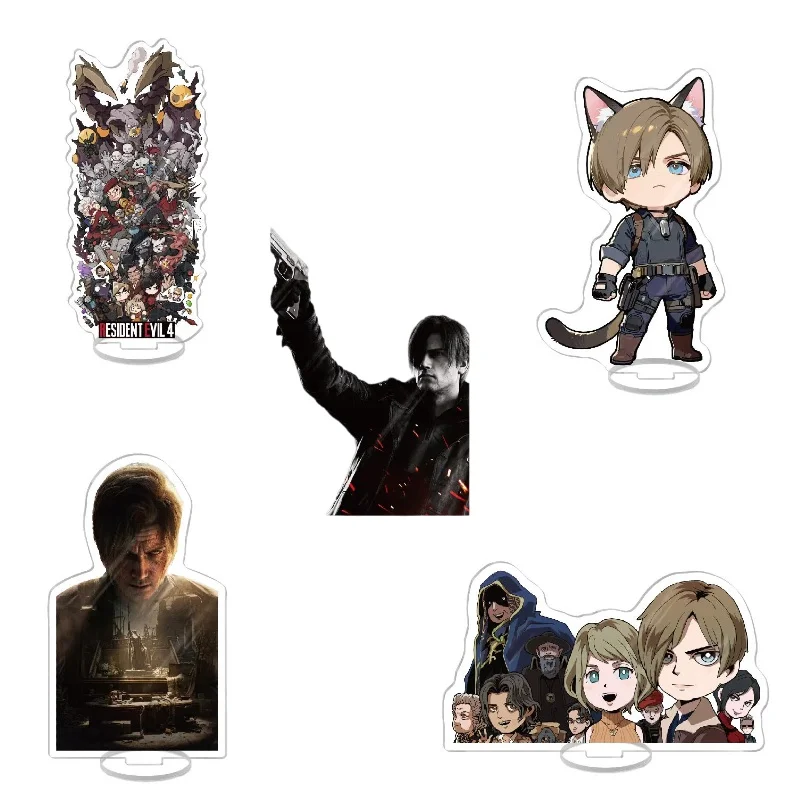 Resident Evil RE4 Akrylowa Podstawka Modelowa Dekoracja Oryginalna Figurka na Biurko Prezent dla Fana Produkt… Resident Evil RE4 Akrylowa Podstawka Modelowa Dekoracja Oryginalna Figurka na Biurko Prezent dla Fana Produkt…