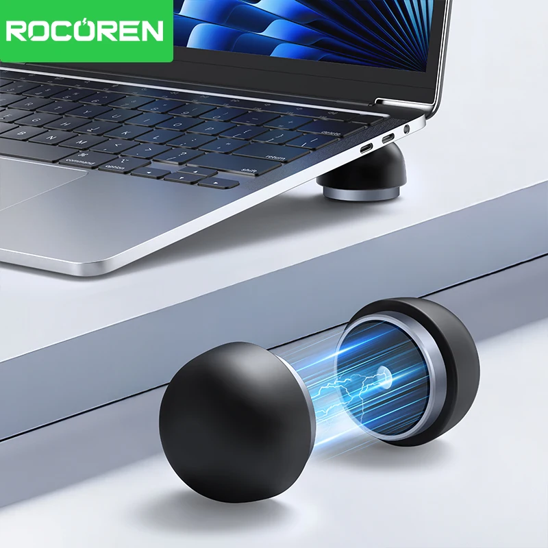 Rocoren Podstawka do laptopa Akcesoria do notebooka Uchwyt na grzyb do laptopa Magnetyczna mini podstawka… Rocoren Podstawka do laptopa Akcesoria do notebooka Uchwyt na grzyb do laptopa Magnetyczna mini podstawka…