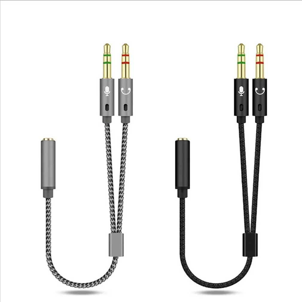 Rozgałęźnik słuchawkowy do komputera 3,5 mm żeński na 2 męskie 3,5 Jack Mic Audio Y Splitter Adapter… Rozgałęźnik słuchawkowy do komputera 3,5 mm żeński na 2 męskie 3,5 Jack Mic Audio Y Splitter Adapter…