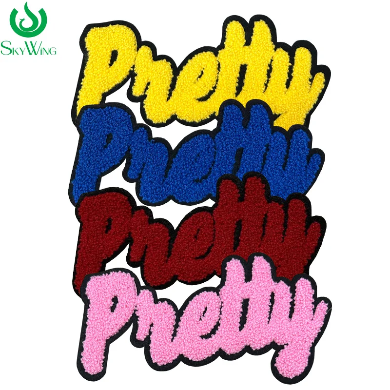 Różne Kolory 'Pretty’ 'DOPE’ Naszywka z Chenille do Naprasowania, Akcesoria do Ubrań dla Stowarzyszeń… Różne Kolory 'Pretty’ 'DOPE’ Naszywka z Chenille do Naprasowania, Akcesoria do Ubrań dla Stowarzyszeń…