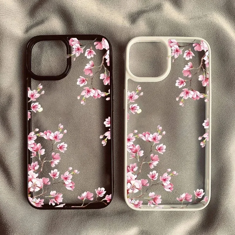 Różowe etui na telefon z kwiatem magnolii do iPhone 17 16 15 14 11 13 12 Pro Max 7 lub 8 SE 17Air Plum Blossom… Różowe etui na telefon z kwiatem magnolii do iPhone 17 16 15 14 11 13 12 Pro Max 7 lub 8 SE 17Air Plum Blossom…