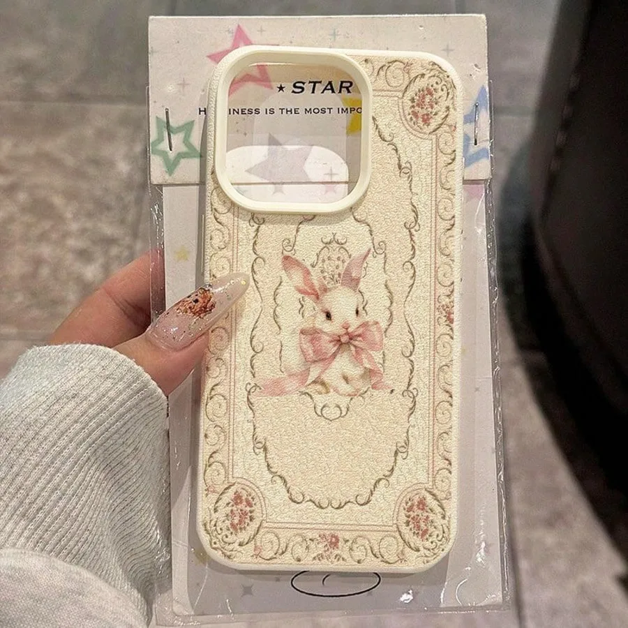 Różowe etui na telefon z wzorem króliczka i kokardki do Samsung Galaxy A16 A15 A14 A13 A26 A25 A36 A56 S26 S25… Różowe etui na telefon z wzorem króliczka i kokardki do Samsung Galaxy A16 A15 A14 A13 A26 A25 A36 A56 S26 S25…
