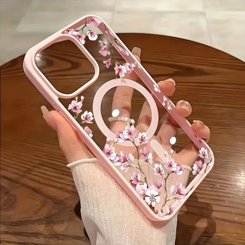 Różowe Wiśnie Elegancki Kwiatowy Wzór Magnetyczne Etui na Telefon iPhone 17 16 15 14 13 12 Pro Max 11 16 Plus… Różowe Wiśnie Elegancki Kwiatowy Wzór Magnetyczne Etui na Telefon iPhone 17 16 15 14 13 12 Pro Max 11 16 Plus…