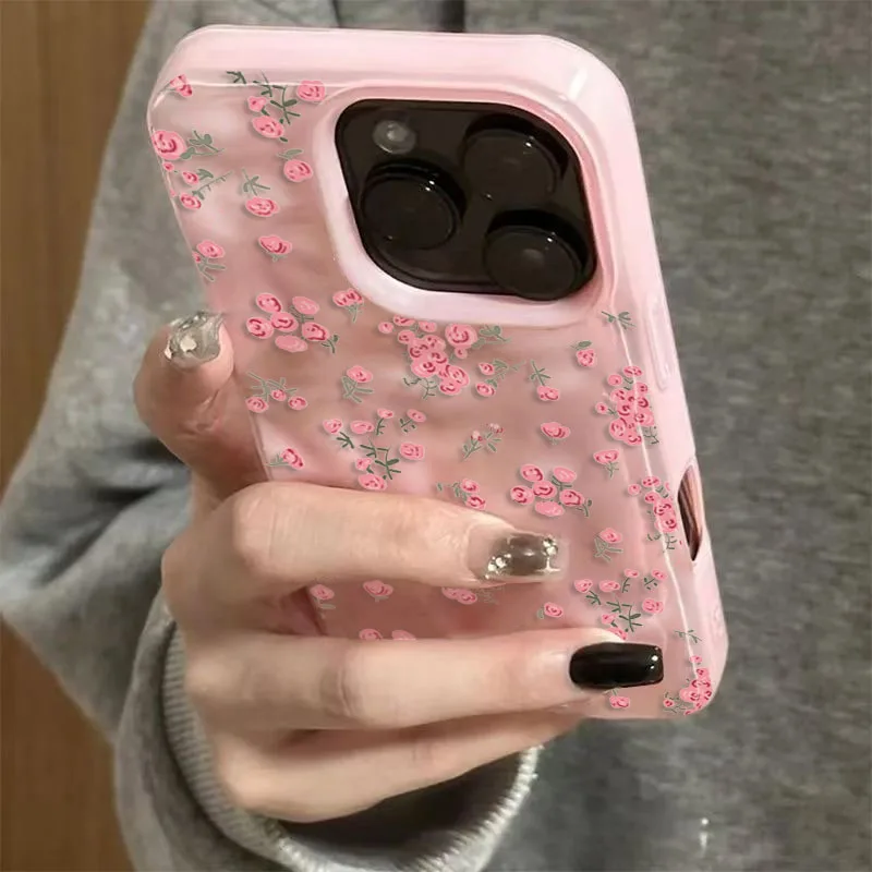 Różowy, kwiatowy wzór Eleganckie, odporne na wstrząsy etui na telefon TPU do iPhone 11 12 13 14 15 16 17 Air… Różowy, kwiatowy wzór Eleganckie, odporne na wstrząsy etui na telefon TPU do iPhone 11 12 13 14 15 16 17 Air…