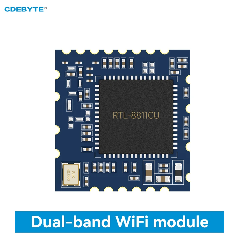 RTL8811CU Moduł WiFi 2,4 GHz 5,8 GHz 22 dBm Otwór na stempel CDEBYTE E103-RTL8811CU Moduł SDIO SMD Niski koszt… RTL8811CU Moduł WiFi 2,4 GHz 5,8 GHz 22 dBm Otwór na stempel CDEBYTE E103-RTL8811CU Moduł SDIO SMD Niski koszt…