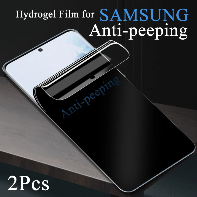 S23Ultra S22+ S21FE Ochrona ekranu Samsung Note 20Ultra S20FE S21+ Miękka folia hydrożelowa zapobiegająca…