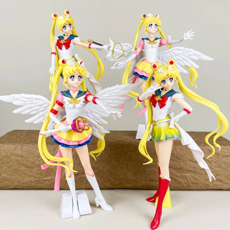Sailor Moon Figurka Anime Kreskówka Jupiter Makoto Venus Minako Tsukino Królik Lalka Zabawka Mała Księżniczka… Sailor Moon Figurka Anime Kreskówka Jupiter Makoto Venus Minako Tsukino Królik Lalka Zabawka Mała Księżniczka…