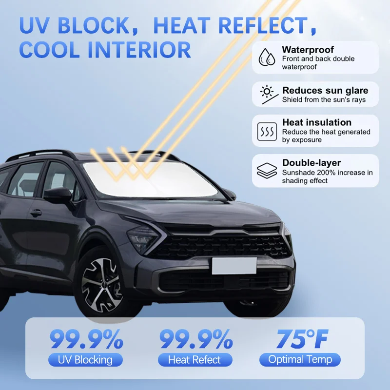 Samochodowa osłona przeciwsłoneczna do KIA Sportage 4 nowa energia Osłona przeciwsłoneczna Osłona…