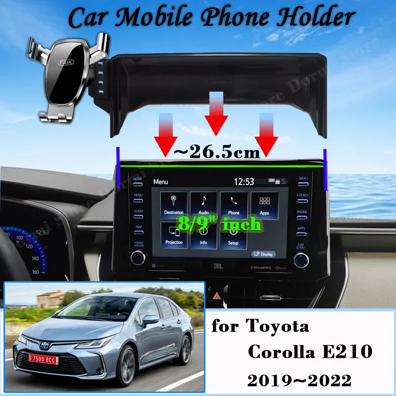 Samochodowy uchwyt na telefon komórkowy do Toyota Corolla E210 8/9 „ekran 2019 ~ 2022 uchwyt samochodowy… Samochodowy uchwyt na telefon komórkowy do Toyota Corolla E210 8/9 „ekran 2019 ~ 2022 uchwyt samochodowy…
