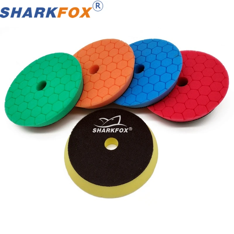 Sharkfox Podkładki polerskie 3/5/6 cala Niemcy Piankowe podkładki gąbkowe Zestaw podkładek polerskich do… Sharkfox Podkładki polerskie 3/5/6 cala Niemcy Piankowe podkładki gąbkowe Zestaw podkładek polerskich do…