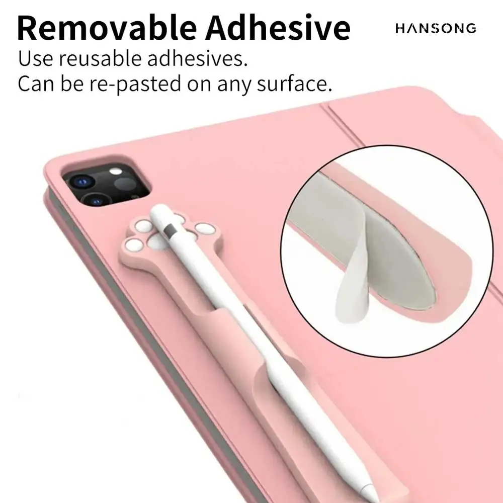 Silikonowy uchwyt na ołówek do tabletu z miejscem na rysik Apple Pencil 1 lub 2 generacji oraz Samsung Huawei… Silikonowy uchwyt na ołówek do tabletu z miejscem na rysik Apple Pencil 1 lub 2 generacji oraz Samsung Huawei…