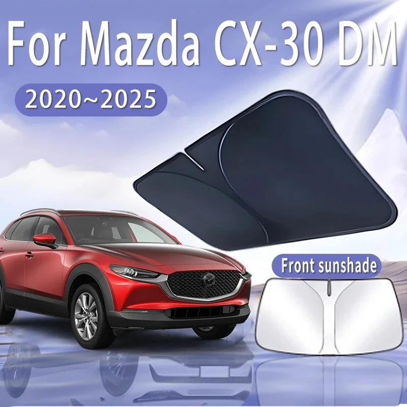 Składana osłona przeciwsłoneczna do samochodu Mazda CX-30 DM 2020~2025 2022 2023, osłona przeciwsłoneczna na…