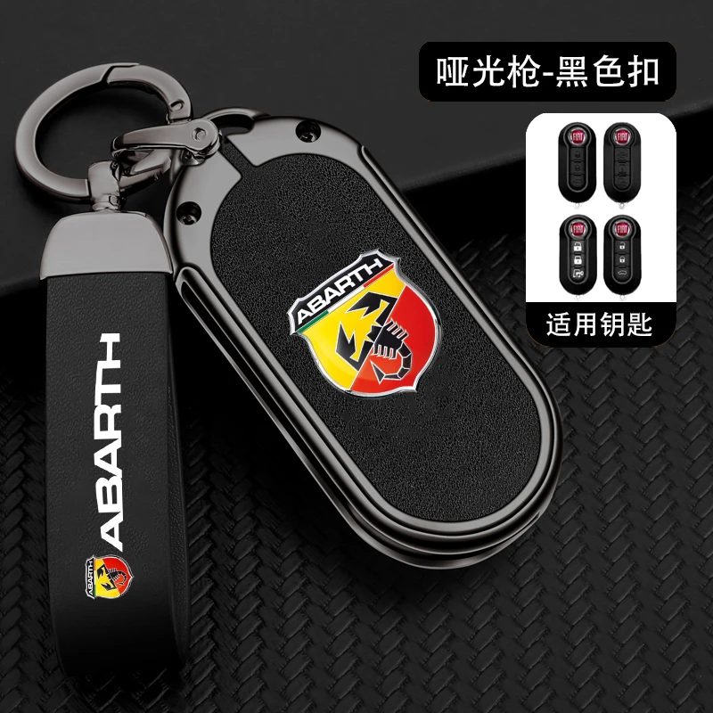 Skórzane etui na kluczyk zdalnego sterowania ze stopu cynku do Fiata Abarth 500 595 124 Spider Ducato Panda… Skórzane etui na kluczyk zdalnego sterowania ze stopu cynku do Fiata Abarth 500 595 124 Spider Ducato Panda…