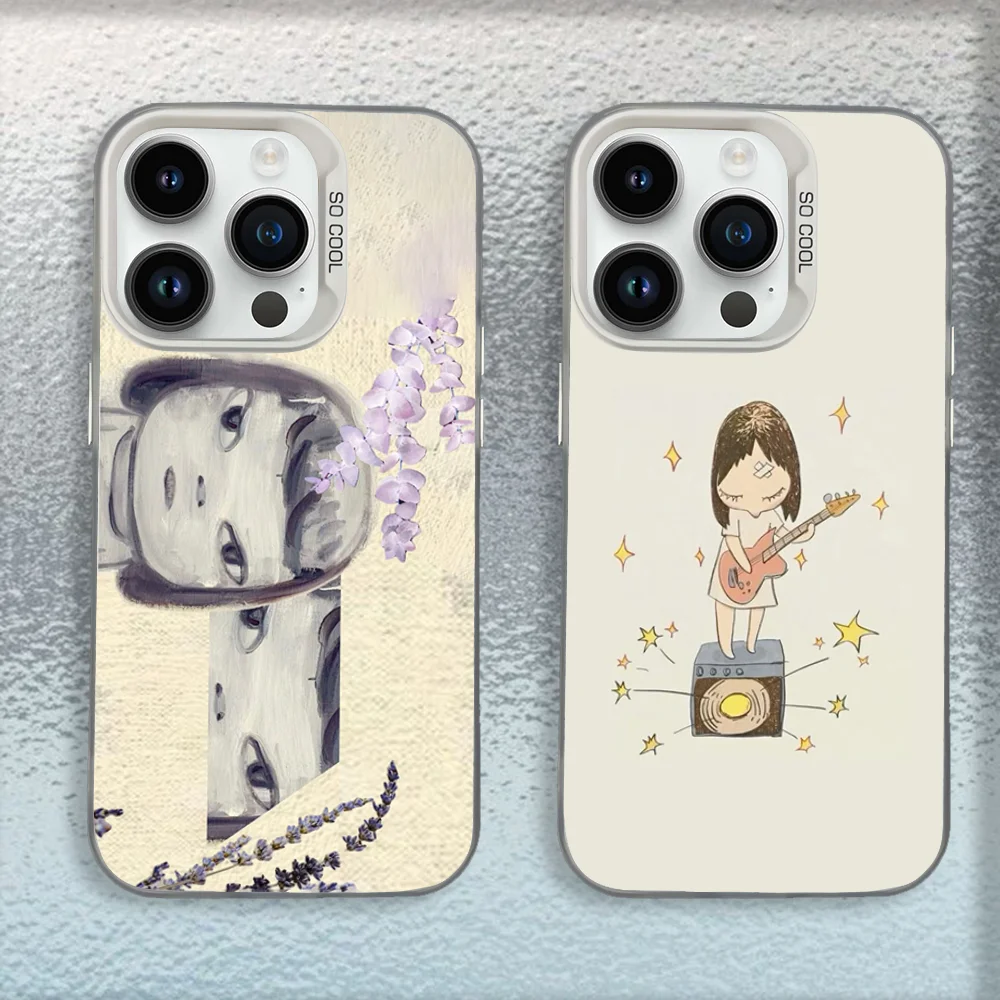 Śliczne etui na telefon Y-Yoshitomo Nara do iPhone’a 16,15,14,13,12,11,Mini,Pro,MAX Biała matowa, odporna na… Śliczne etui na telefon Y-Yoshitomo Nara do iPhone’a 16,15,14,13,12,11,Mini,Pro,MAX Biała matowa, odporna na…