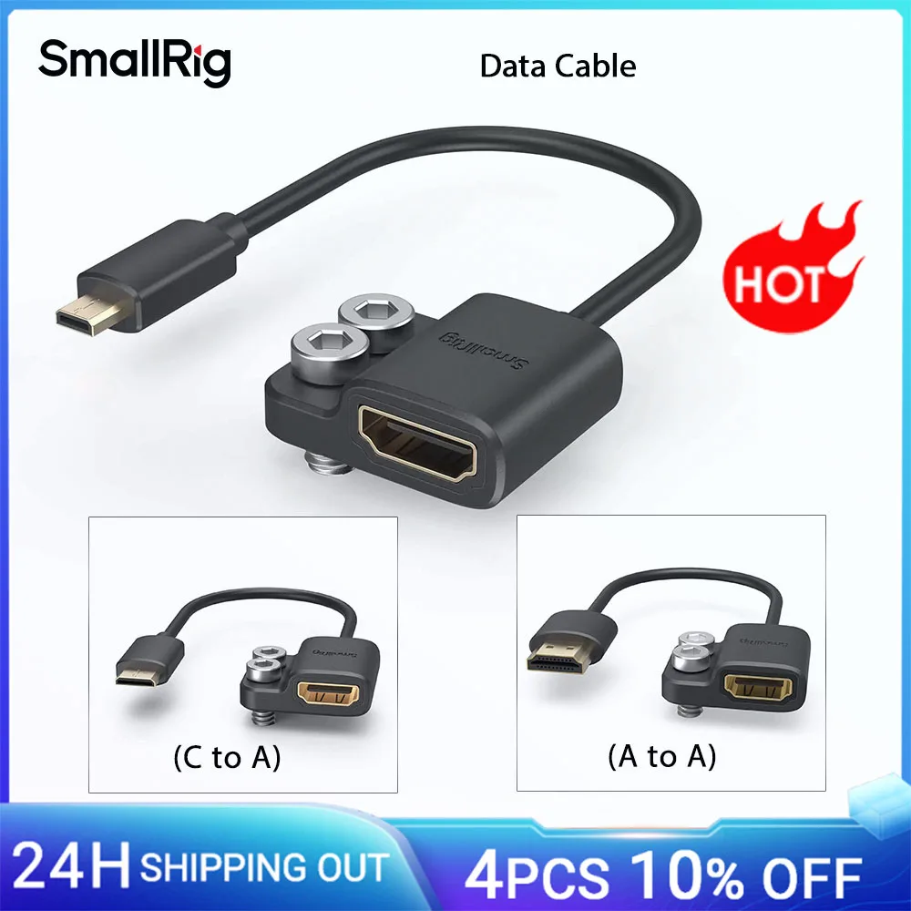 SmallRig Ultra Slim 4K Adapter Cable A to A/C to A /D TO A dla BMPCC 4K 6K dla Sony A7SIII dla Panasonic… SmallRig Ultra Slim 4K Adapter Cable A to A/C to A /D TO A dla BMPCC 4K 6K dla Sony A7SIII dla Panasonic…