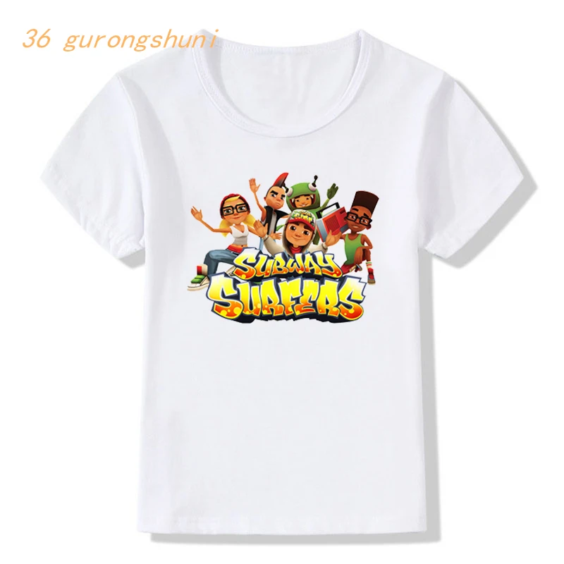 Śmieszne gorące subway surfers gry dziewczyny graficzne koszulki z krótkim rękawem odzież dla dzieci chłopiec… Śmieszne gorące subway surfers gry dziewczyny graficzne koszulki z krótkim rękawem odzież dla dzieci chłopiec…