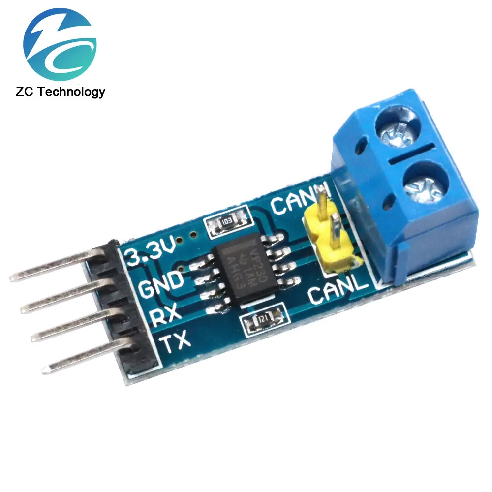 SN65HVD230 VP230 może pokładzie moduł rozwoju oceny sieci Transceiver dla Arduino płyta kontrolera DC 3V-3.6V