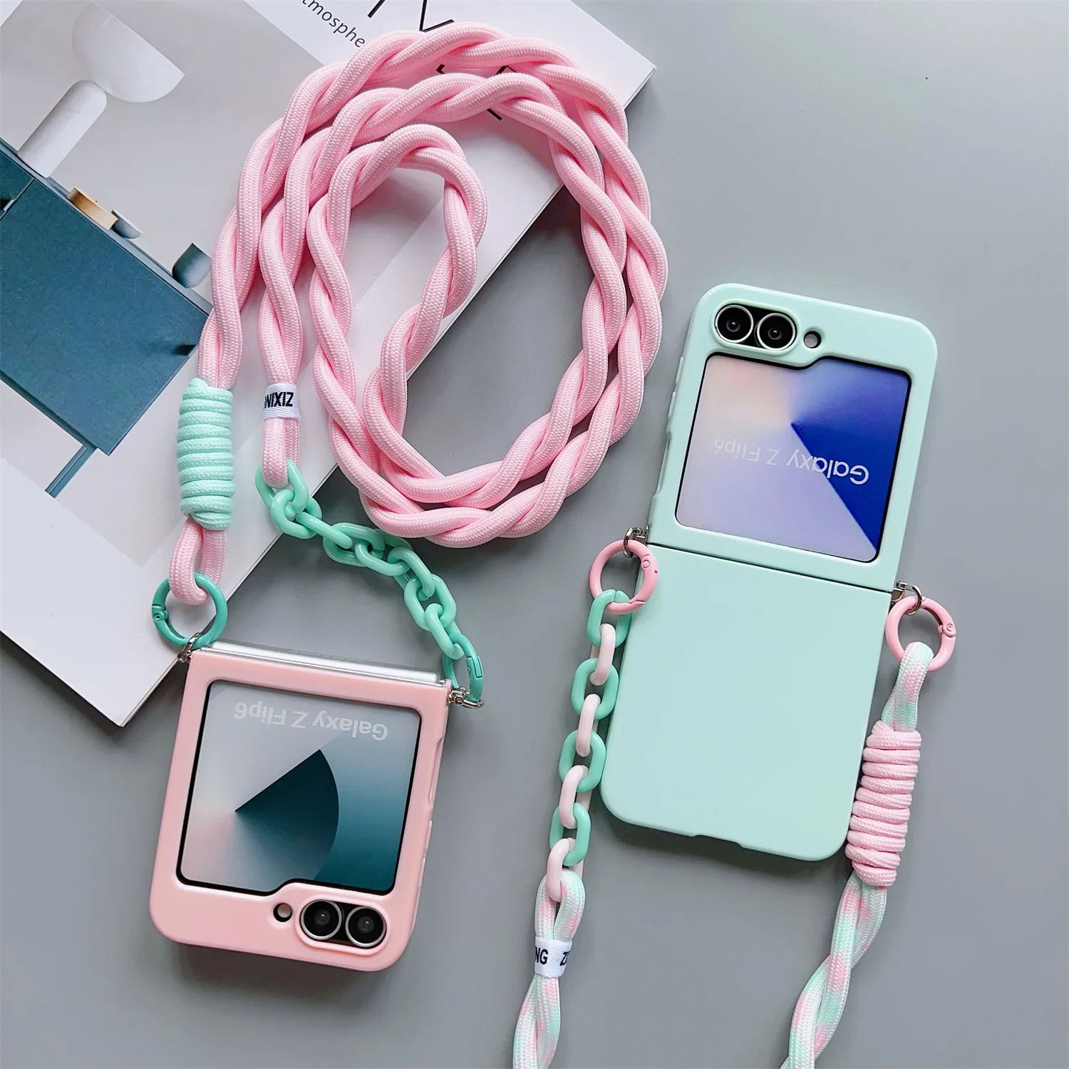 Solidny pasek na szyjkę, smukłe etui crossbody na telefon do Motorala Moto Razr 40 50 60 Ultra, urocze… Solidny pasek na szyjkę, smukłe etui crossbody na telefon do Motorala Moto Razr 40 50 60 Ultra, urocze…