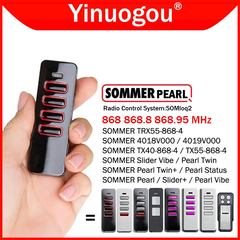 SOMMER Pearl Vibe Twin Status 4018V000 4019V000 TX55-868-4 TRX55-868-4 TX40-868-4 pilot do drzwi garażowych…
