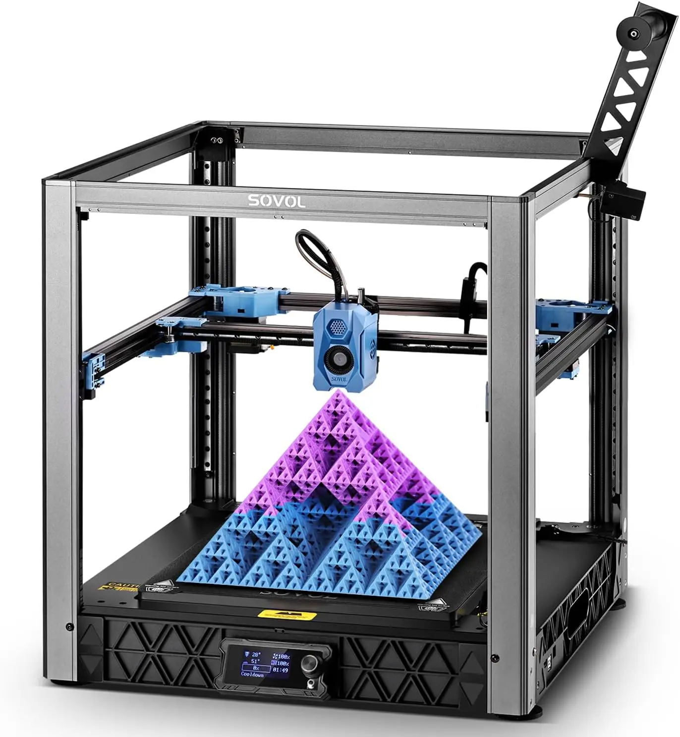 Sovol SV08 Core-XY Drukarka 3D Open Source, maks. 700 mm/s Szybkie drukarki 3D z 300 ℃ Bezuszkodowy hotend i…