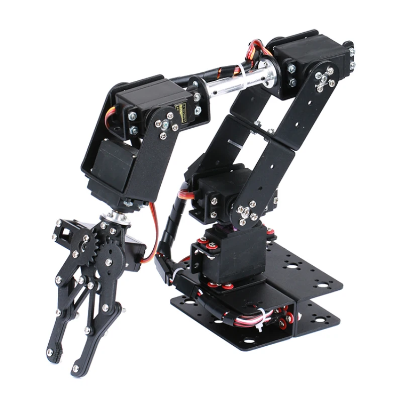 STEAM DIY 6 DOF Robot Metal Alloy Mechanical Arm Claw Kit MG996 for Arduino Robotics Kit Ps2 Wireless Control…