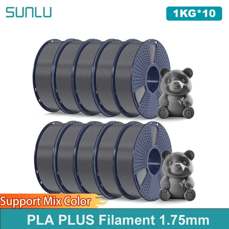 SUNLU 1KG PLA PLUS/ Przezroczysty Filament 1.75mm 1000g Szpula (2.2lbs) Wysoka Wytrzymałość, Czysto Nawinięty… SUNLU 1KG PLA PLUS/ Przezroczysty Filament 1.75mm 1000g Szpula (2.2lbs) Wysoka Wytrzymałość, Czysto Nawinięty…
