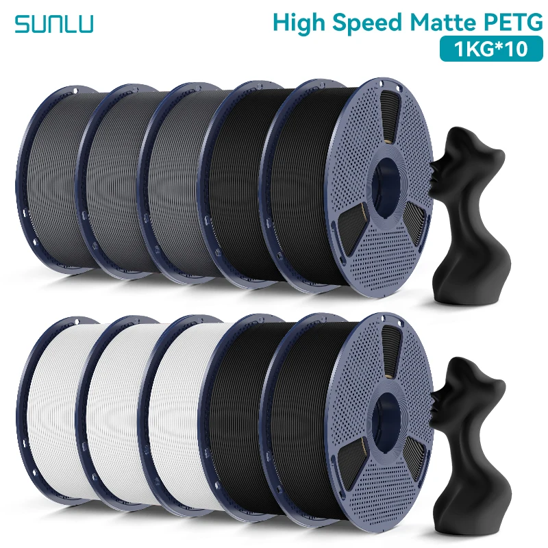 SUNLU Wysokiej Jakości Matowy Filament PETG 1.75mm, Wysoka Wytrzymałość, Łatwy w Drukowaniu, Szybki Materiał… SUNLU Wysokiej Jakości Matowy Filament PETG 1.75mm, Wysoka Wytrzymałość, Łatwy w Drukowaniu, Szybki Materiał…
