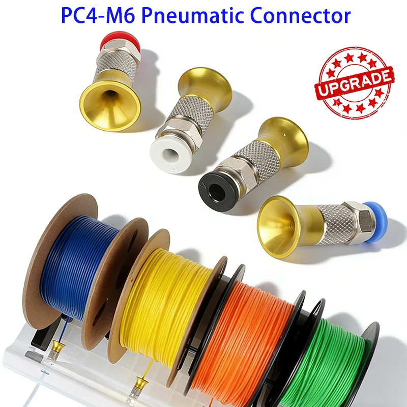 Suszarka do filamentu do drukarki 3D, tuba PTFE 2.5x4mm, DIY Dry Box PC4-M6 pneumatyczny z nakrętką do… Suszarka do filamentu do drukarki 3D, tuba PTFE 2.5x4mm, DIY Dry Box PC4-M6 pneumatyczny z nakrętką do…