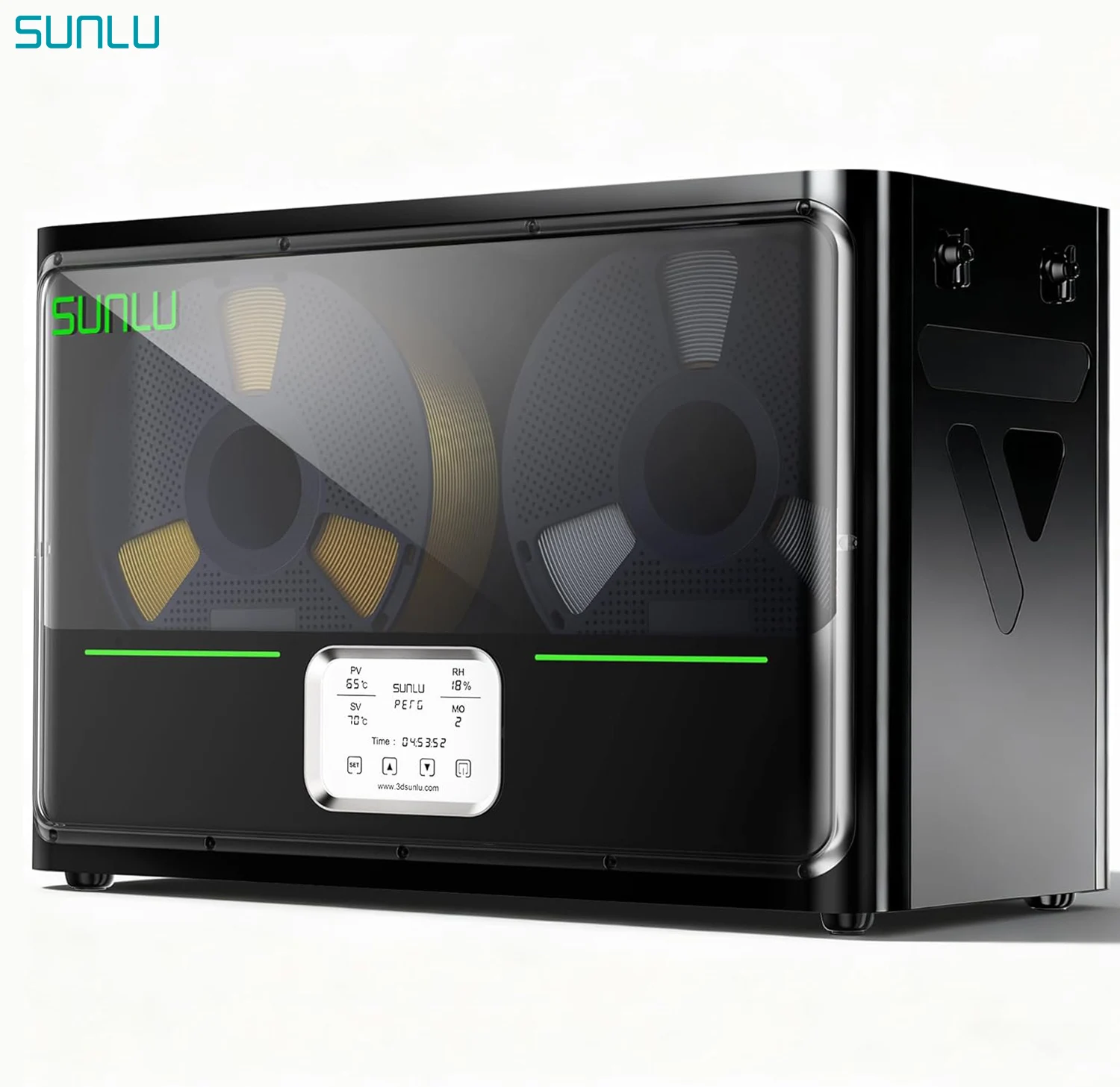 Suszarka do filamentu SUNLU S4, 4 szpule, duża pojemność, 360 stopni ° Otoczone przez PTC 3 Fans 70 ℃ Szybkie… Suszarka do filamentu SUNLU S4, 4 szpule, duża pojemność, 360 stopni ° Otoczone przez PTC 3 Fans 70 ℃ Szybkie…