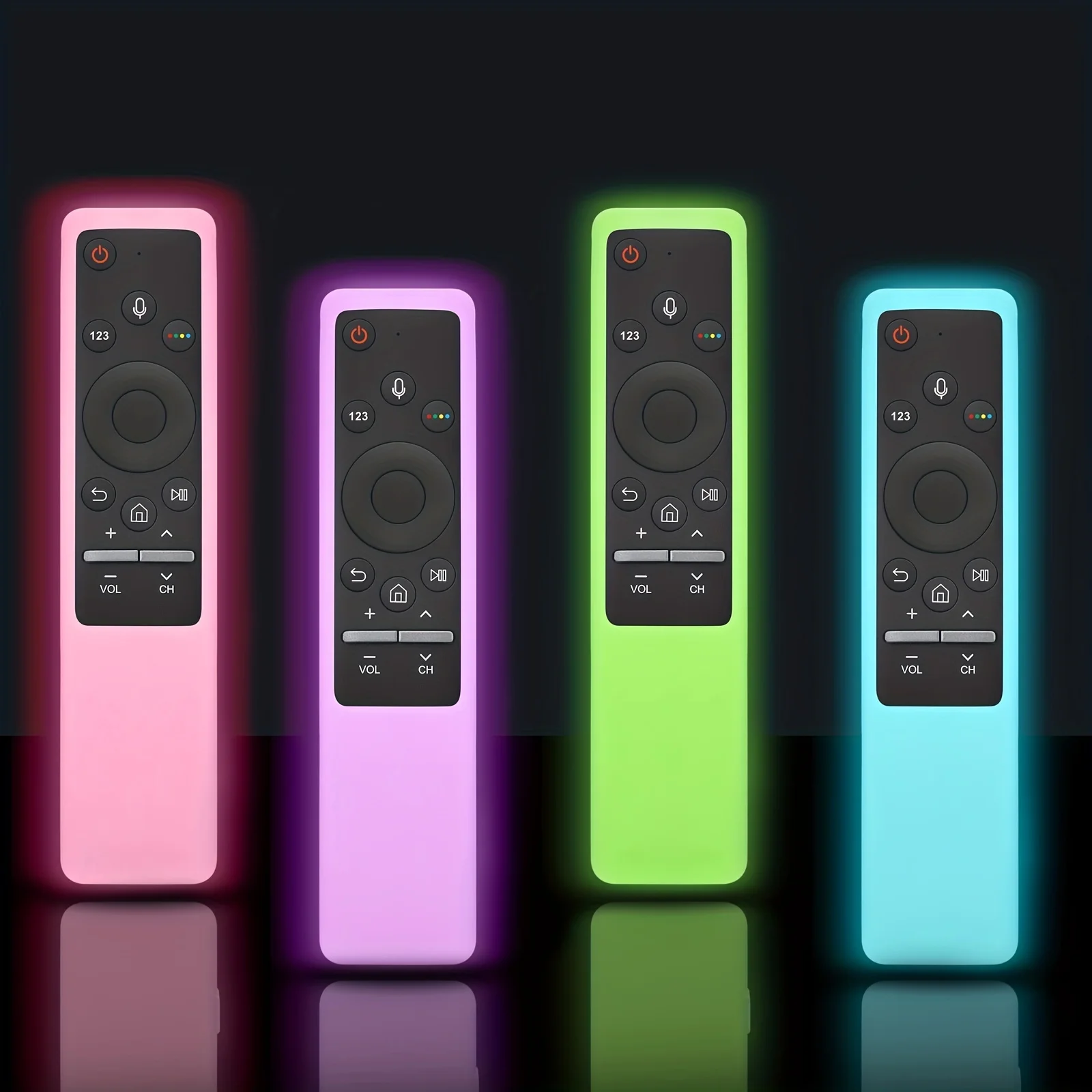 Świecące silikonowe etui ochronne do pilota Samsung Smart TV serii BN59 Świecące silikonowe etui ochronne do pilota Samsung Smart TV serii BN59