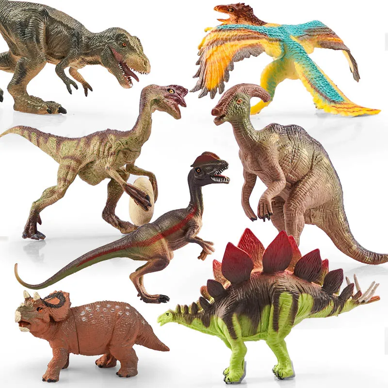 Symulacja jurajski dinozaur figurki Dino Park Carnotaurus Ankylosaurus Tyrannosaurus Rex Model dekoracje…