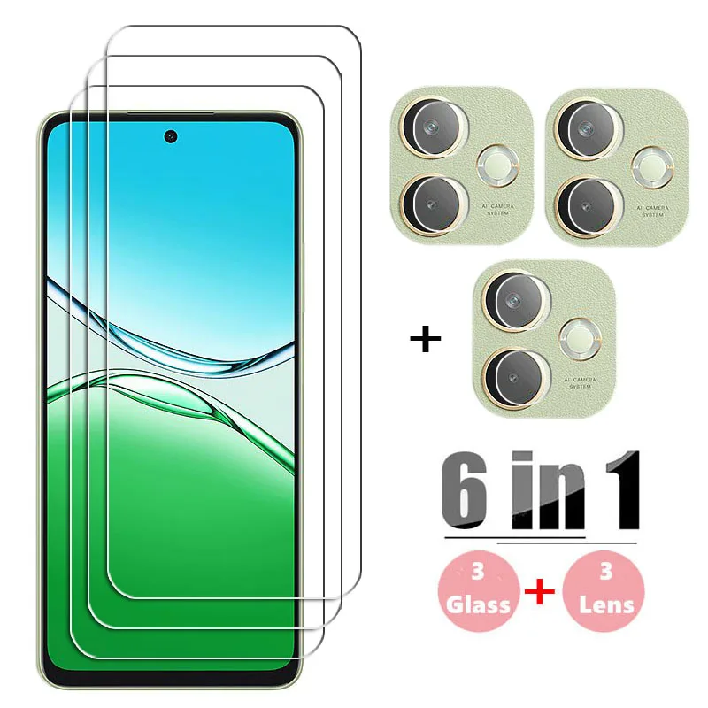 Szkło hartowane 6w1 Full Gule do OPPO A5 Pro Screen Protector OPPO A5 Pro Szkło hartowane do ochrony aparatu…