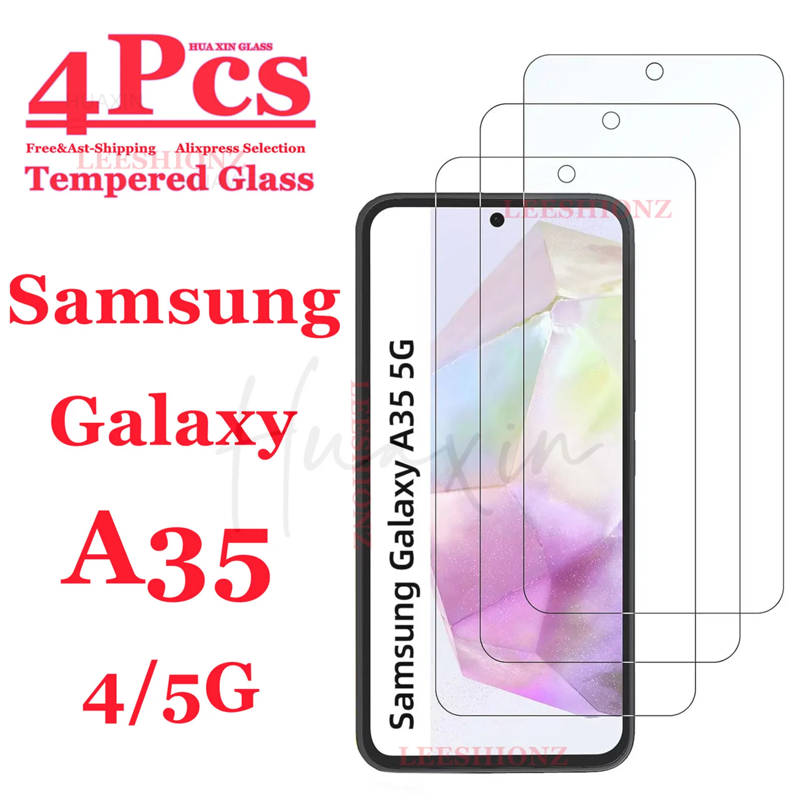 Szkło hartowane 99D na ekran do Samsung Galaxy A35 5G A35 4G, 1 do 4 sztuk