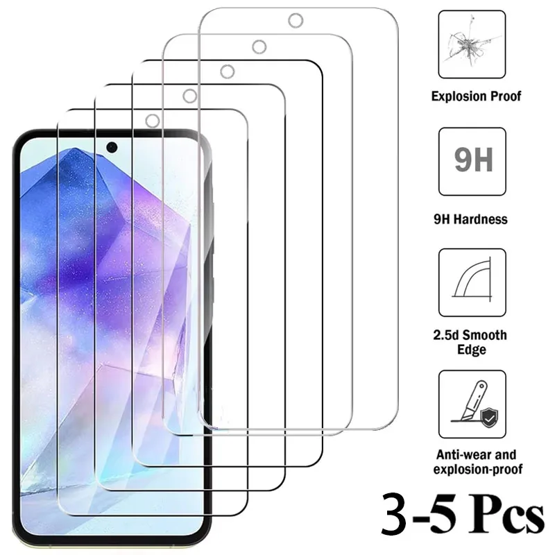 Szkło hartowane do Samsung A55 A56 S26 do Samsung A54 Folia ochronna do Samsung Galaxy A55 A54 A14 A35 A34 A51…