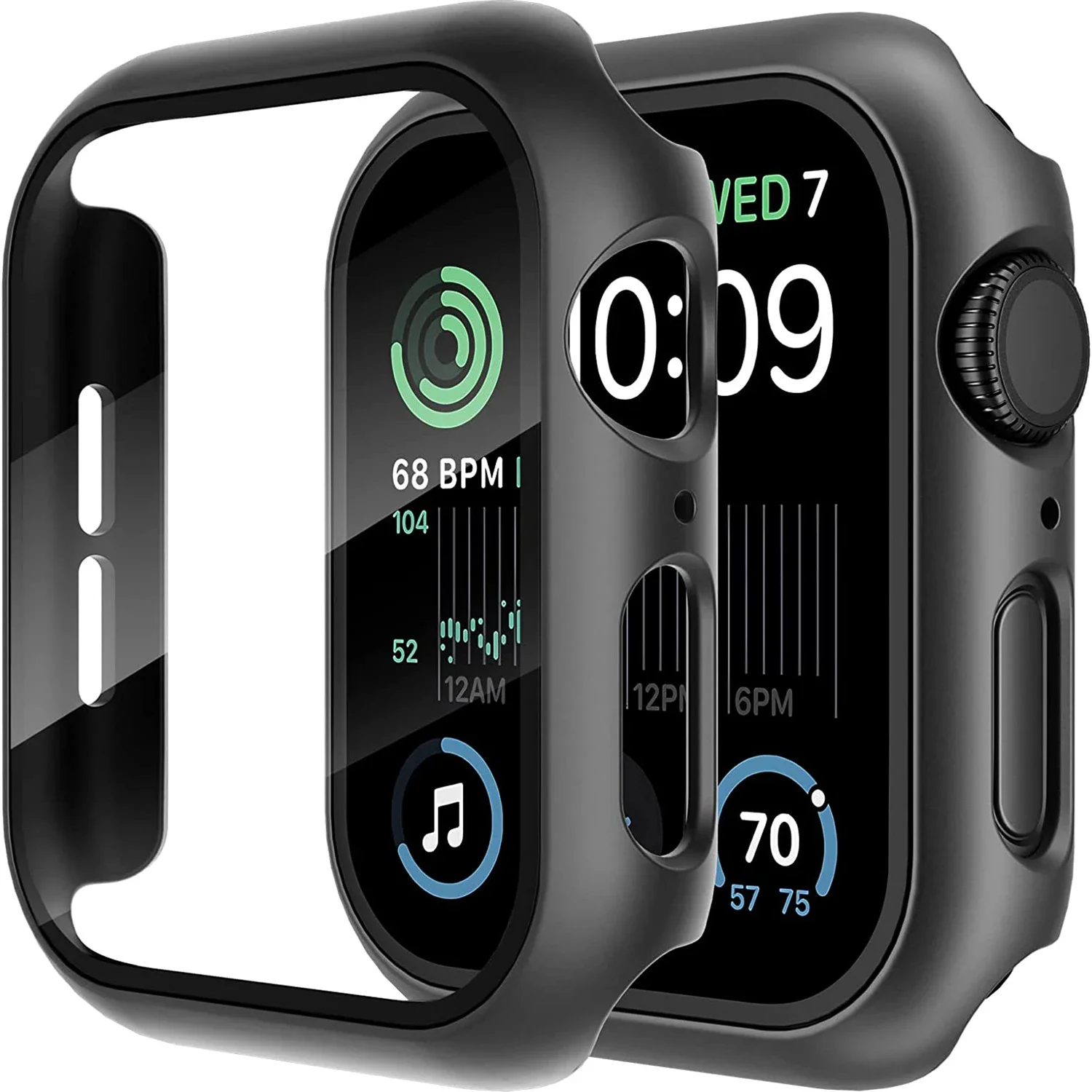 Szkło Hartowane + Etui do Apple Watch 11 10 9 8 7 46mm 42mm PC Bumper Ochraniacz Ekranu Obudowa iWatch Series… Szkło Hartowane + Etui do Apple Watch 11 10 9 8 7 46mm 42mm PC Bumper Ochraniacz Ekranu Obudowa iWatch Series…