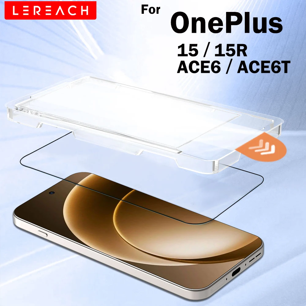 Szkło Hartowane Lereach do OnePlus 15/15R/Ace 6/Ace 6T z Pudełkiem do Precyzyjnego Montażu Bezpyłowego… Szkło Hartowane Lereach do OnePlus 15/15R/Ace 6/Ace 6T z Pudełkiem do Precyzyjnego Montażu Bezpyłowego…