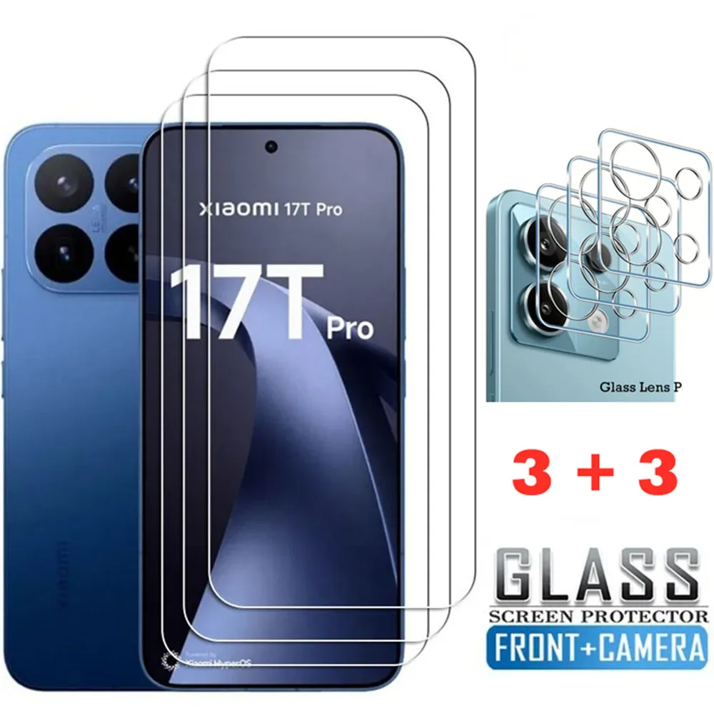 Szkło ochronne 6 w 1 z pełnym pokryciem ekranu + osłona obiektywu aparatu 3D do Xiaomi 17T 15T 14T 13T Pro Mi… Szkło ochronne 6 w 1 z pełnym pokryciem ekranu + osłona obiektywu aparatu 3D do Xiaomi 17T 15T 14T 13T Pro Mi…