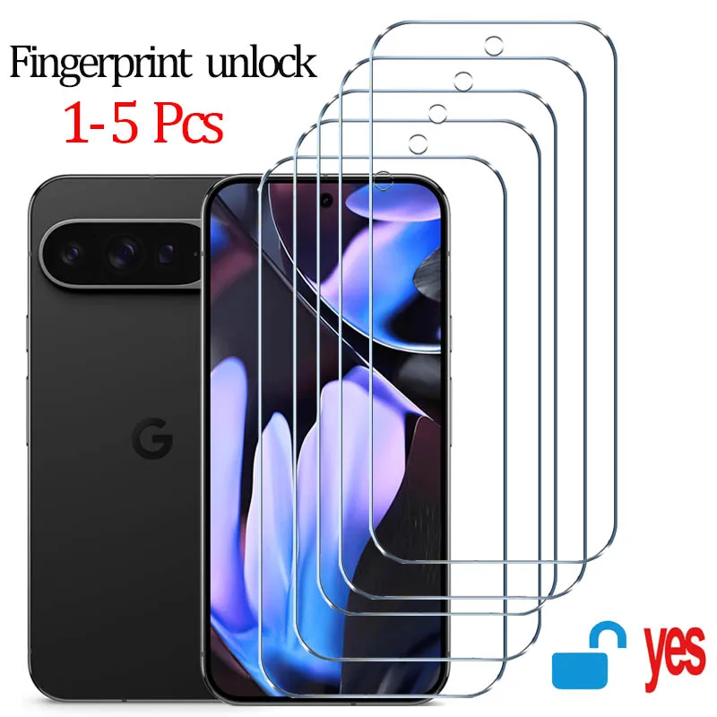 Szkło odblokowujące odcisk palca dla Pixel 9 Pro 10 8A 9A 10A 7 6A 7A 8 Pro Szkło hartowane Pixel 9 Pro XL dla…