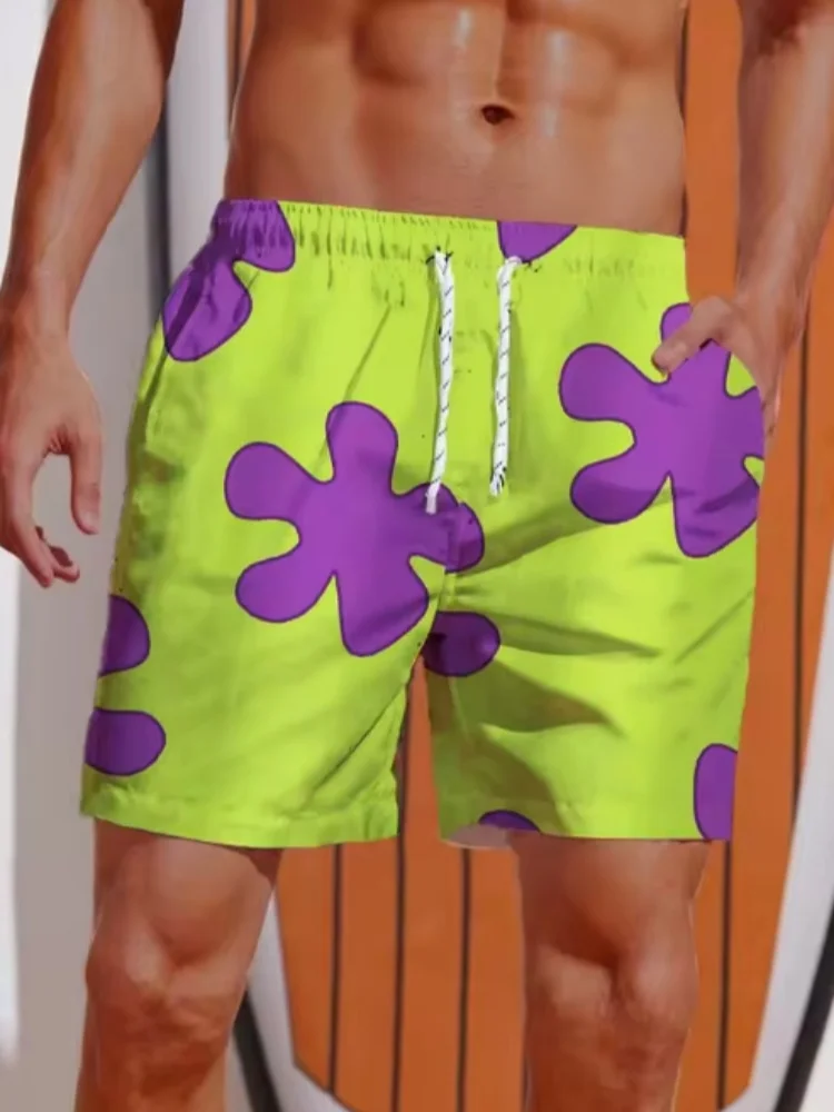 Szorty Plażowe 3D Anime Summer New Patrick Star Szybkoschnące Kąpielówki Damskie Męskie Hip Hop Krótkie… Szorty Plażowe 3D Anime Summer New Patrick Star Szybkoschnące Kąpielówki Damskie Męskie Hip Hop Krótkie…