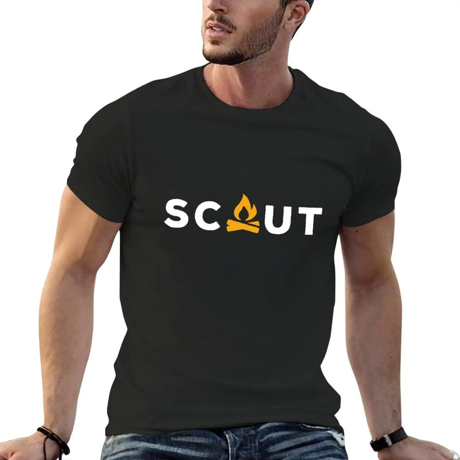 T-Shirt harcerska koszulka za duże kawaii ubrania męskie ubrania zwykłe t-shirty