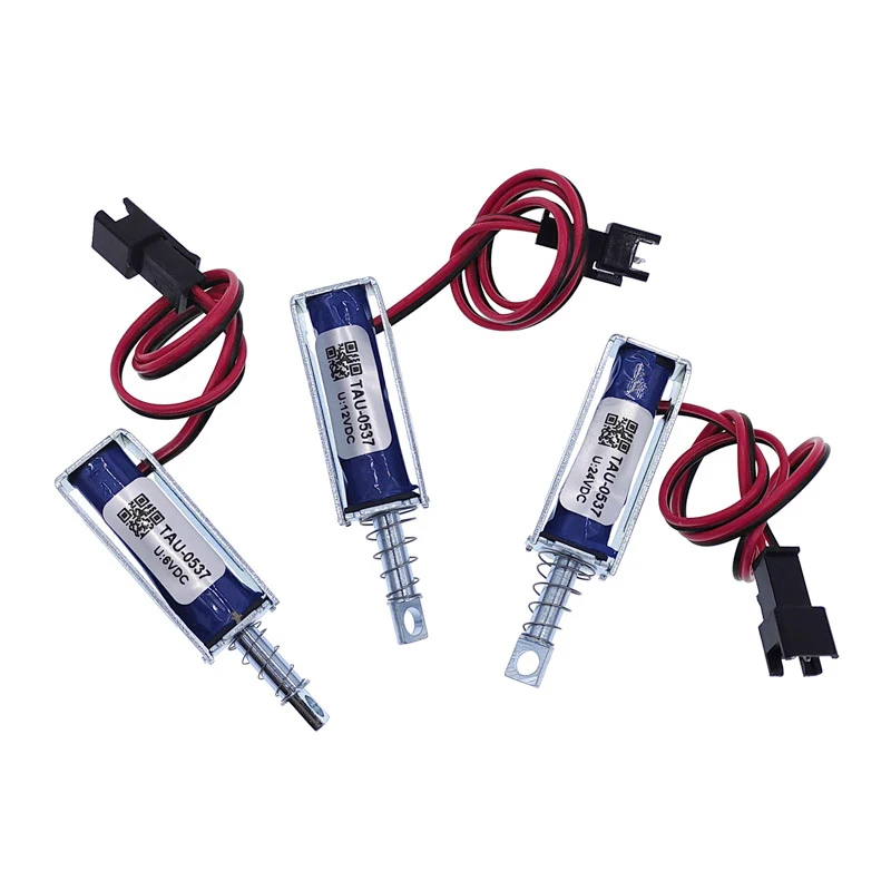 TAU-0537 Zamek elektromagnetyczny Zamek magnetyczny DC 6V/12V/24V Zamek elektryczny 1,5A/2A/1A Zamek liniowy…